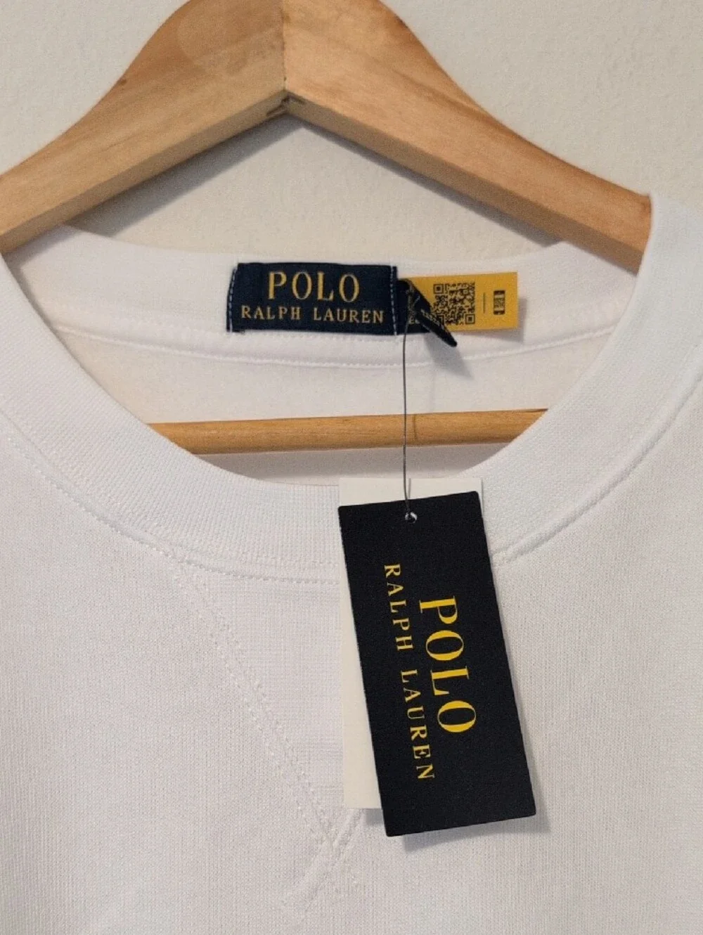 Polo by Ralph Lauren White Crewneck with Tropical Polo Bear Graphic
